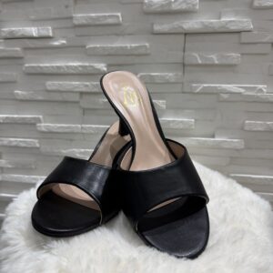 Mules Noir Talon 3cm